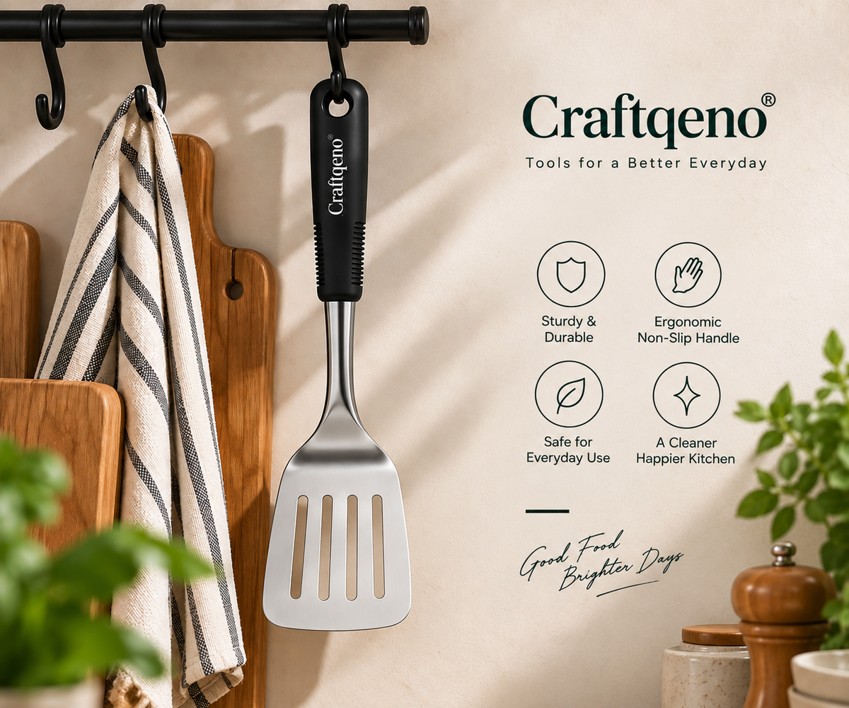 Craftqeno® Stainless Steel Turner