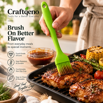 Craftqeno® 2-Piece Kitchen Basting Brush Set