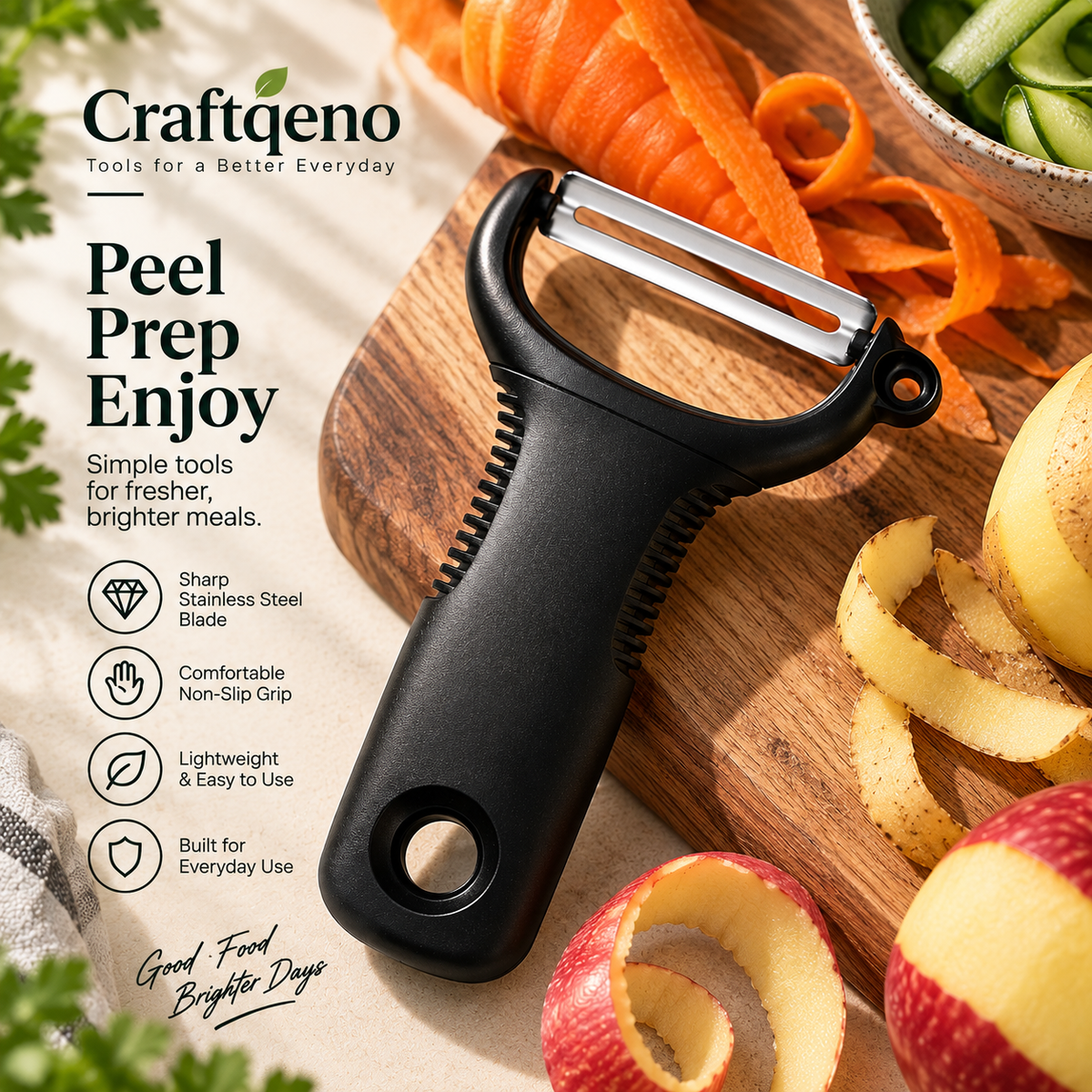 Craftqeno® Good Grips Y-Peeler