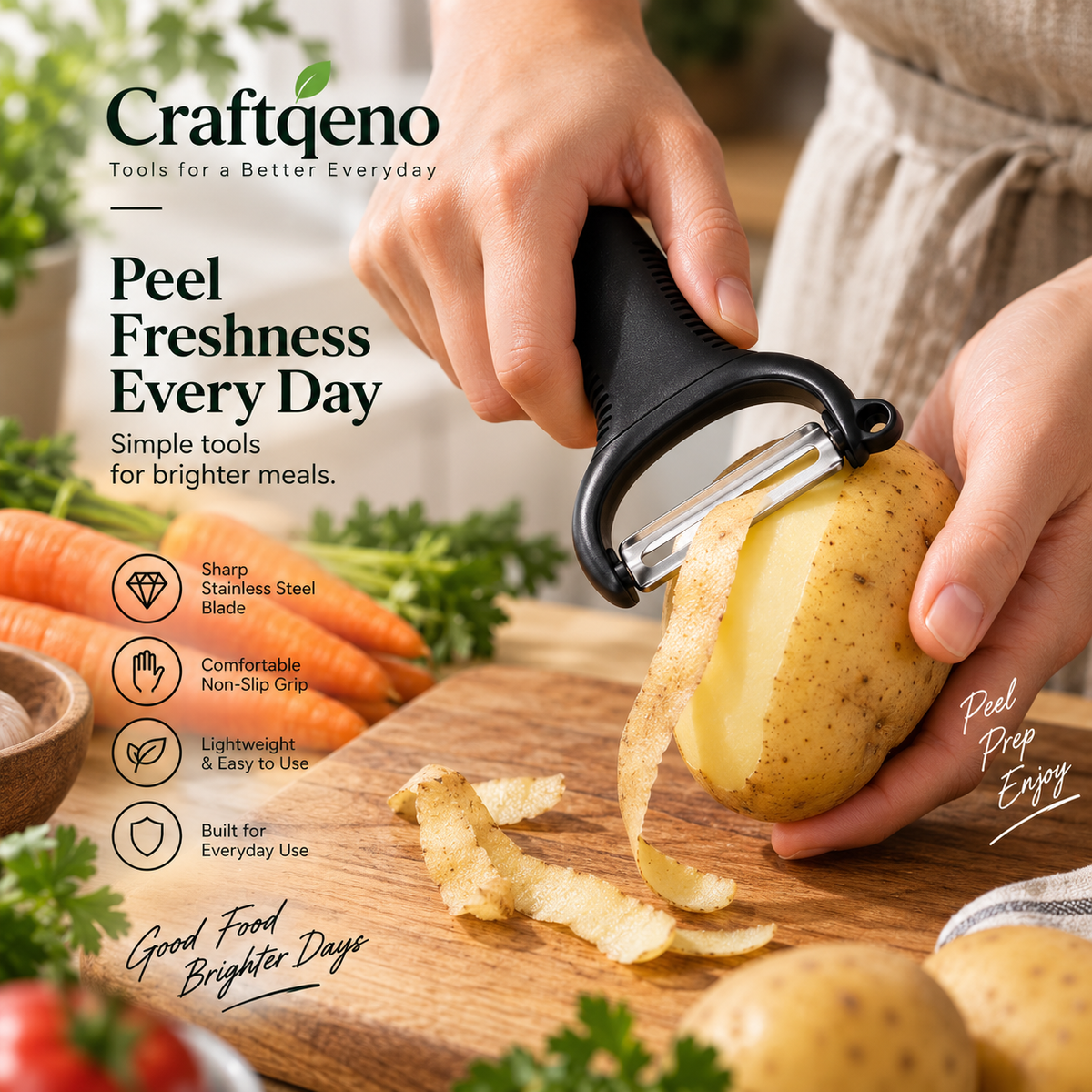 Craftqeno® Good Grips Y-Peeler