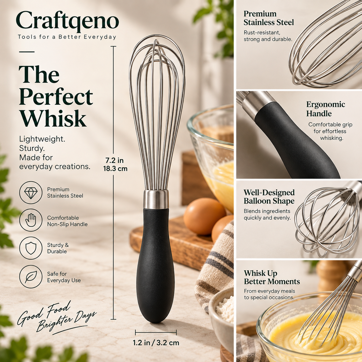 Craftqeno® Mini Whisk